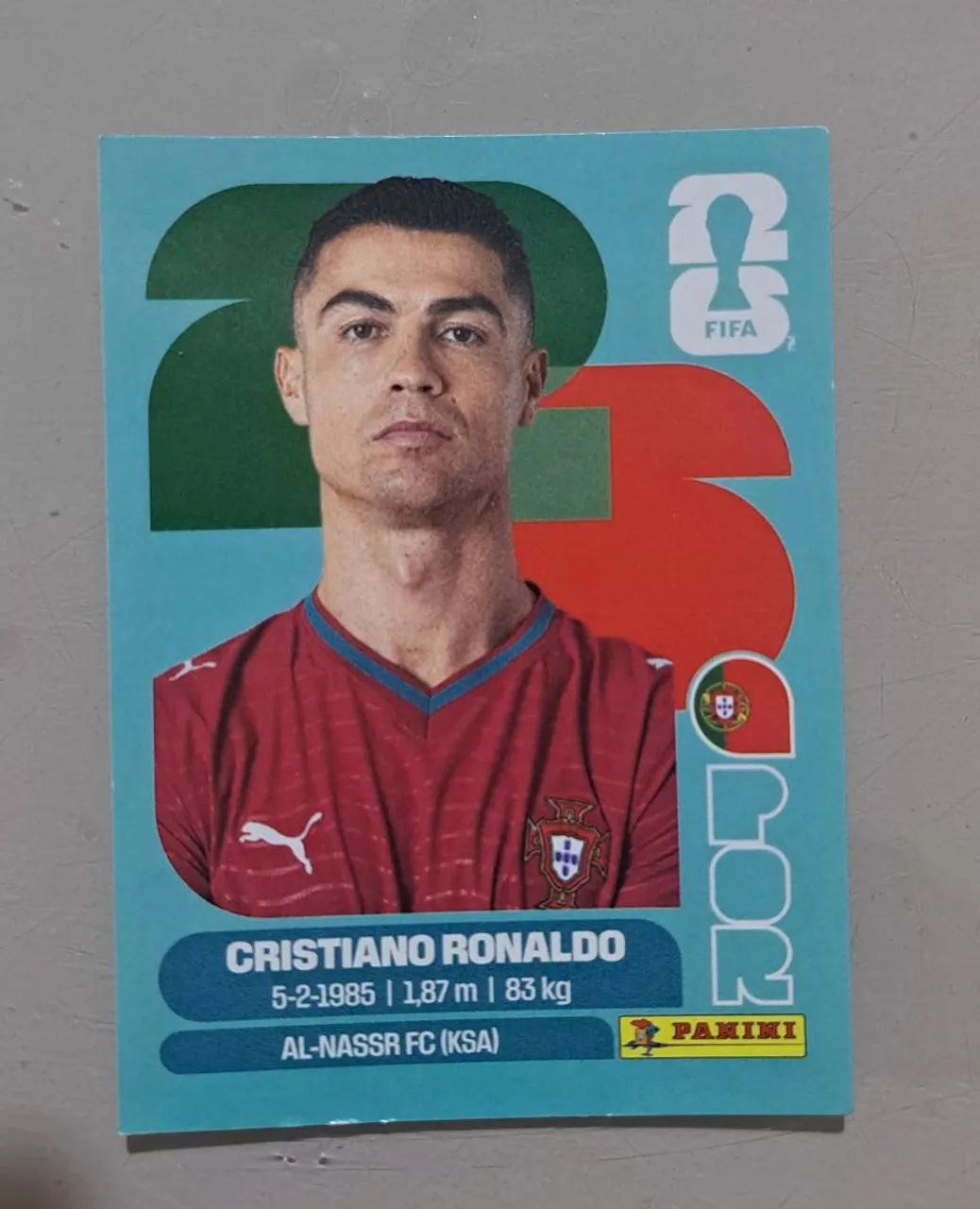 Figurinha Cristiano Ronaldo 
