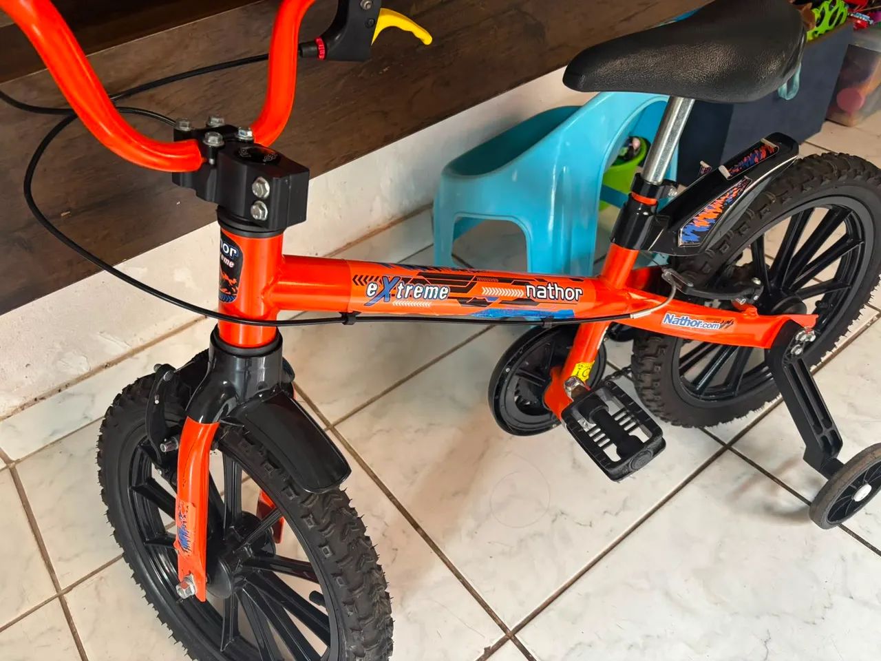 Bicicleta infantil aro 16 - Foto 4