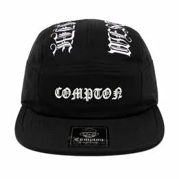 Boné Compton 5panel West-side preto - Foto 2