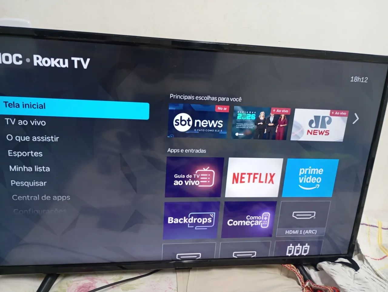 Tv AOC roku 39 polegadas smart completa  - Foto 2
