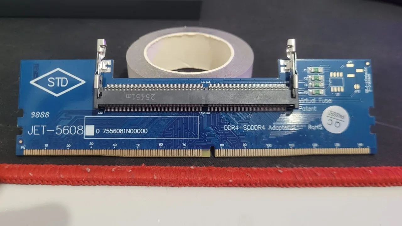 Memória 16GB DDR4 3200MHz A-DATA + Adaptador para PC - Foto 4