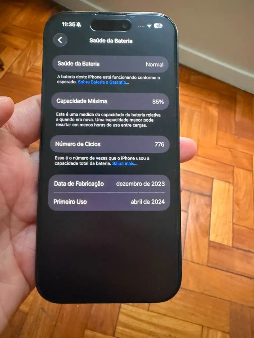 IPHONE 15 Pro 256 GB Black Titanium USADO - Foto 2