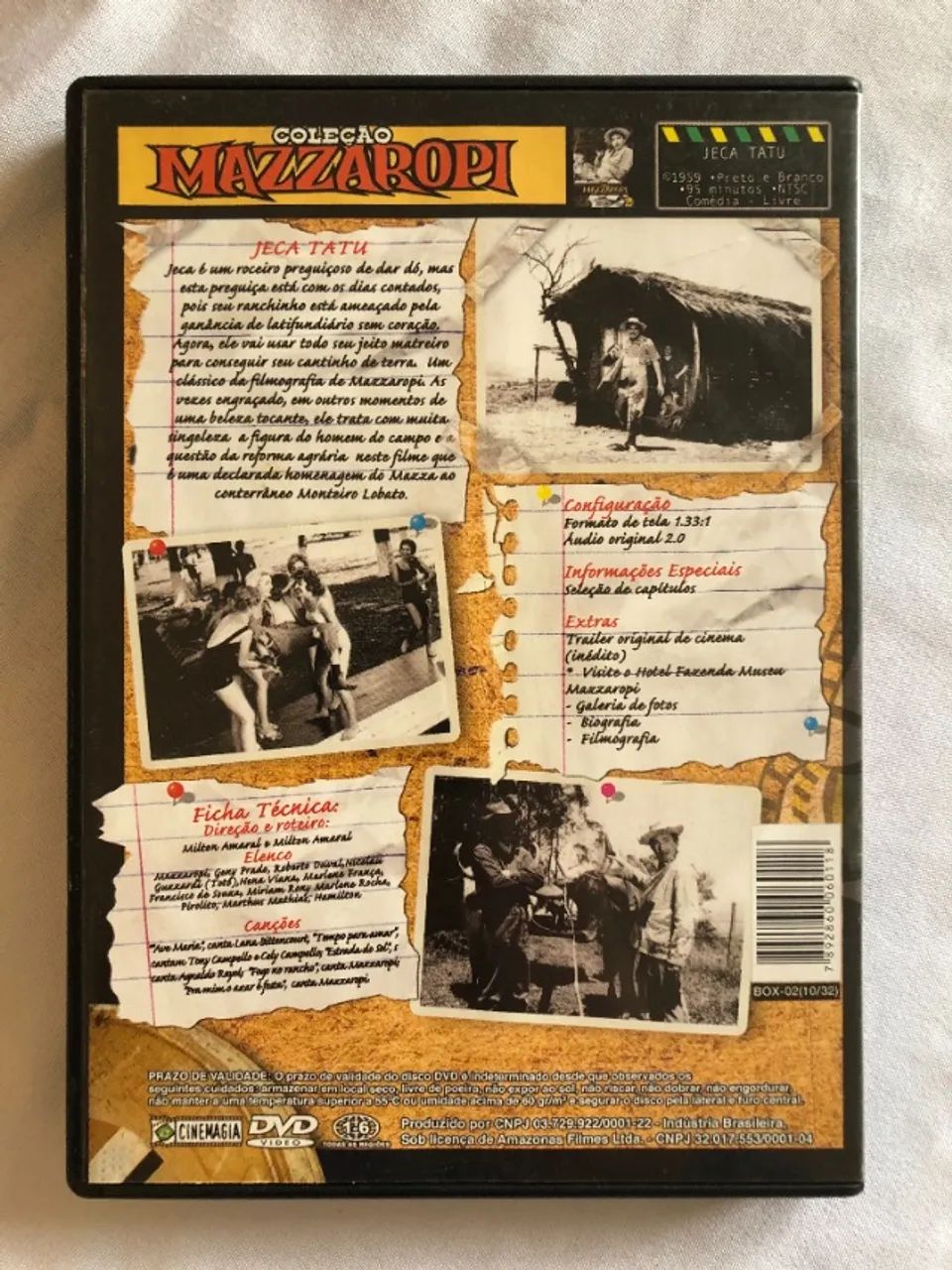 Dvd Filme Jéca Tatu - Mazzaropi - Foto 2