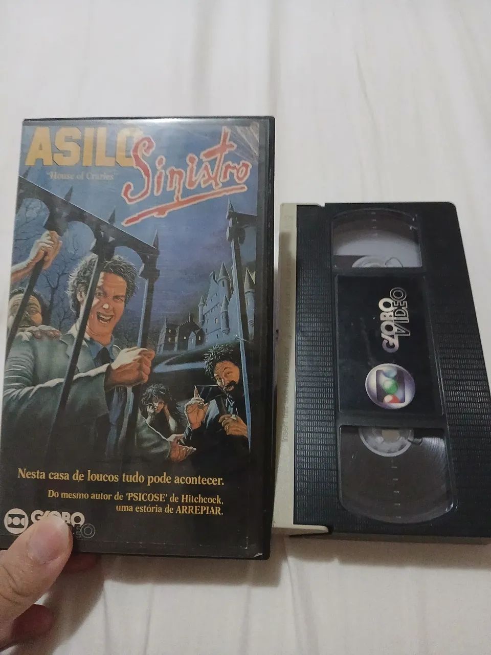 Vhs asilo sinistro terror peter cushing