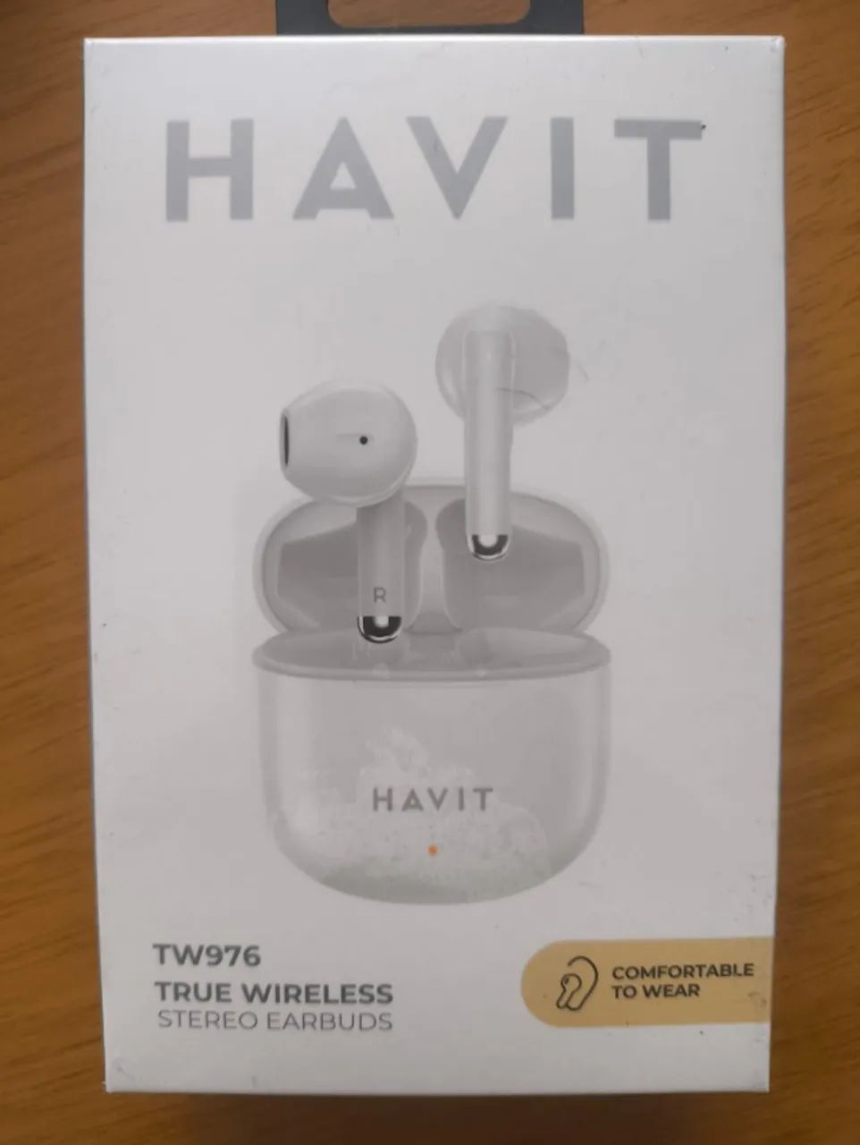 Fone Bluetooth Havit TW976 Branco - Som HD e Conforto