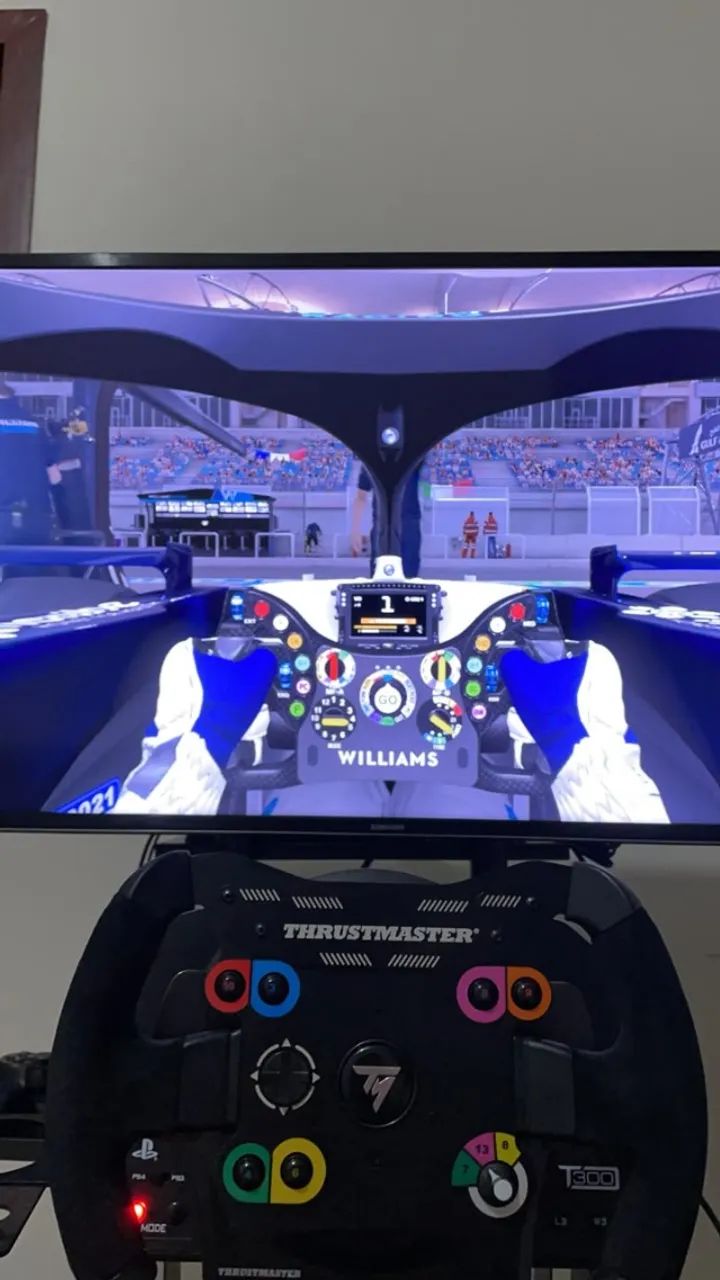 COCKPIT EXTREME SIMRACING COMPLETO + THRUSTMASTER T300RS GT EDITION + ARO TM OPEN WHEEL  - Foto 3