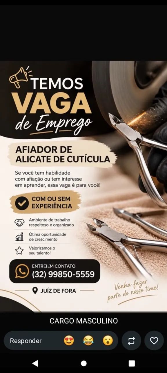 VAGA DE EMPREGO