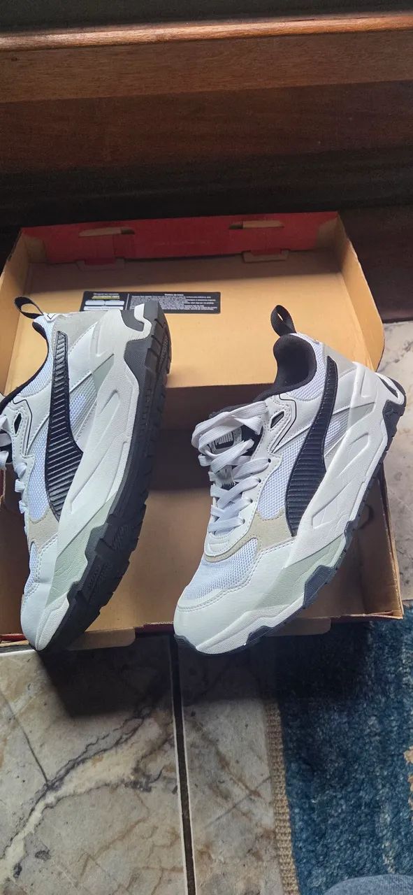 Puma Trinity White -Black - light- gray  - Foto 4