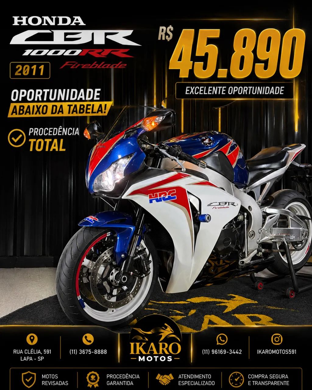 CBR 1000 RR - OFERTA