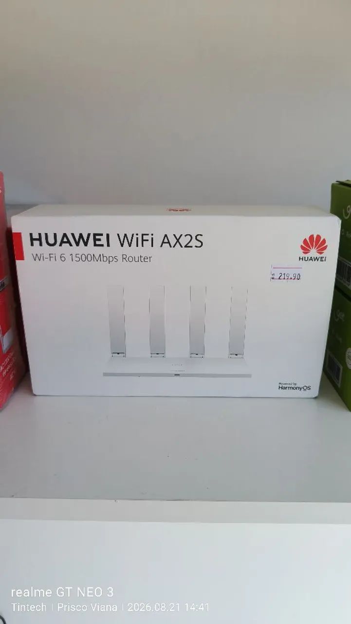Roteador Huawei AX2S Wi-Fi 6 Dual Band Gigabit
