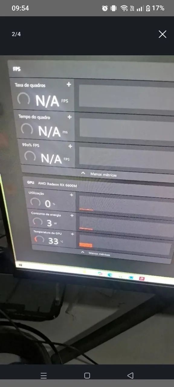 Pc gamer Ryzen 5 24 gb de ram placa de vídeo radeon RX 6600 8gb HD 1 tera . - Foto 5