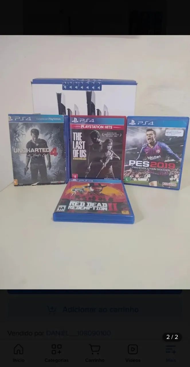 Driver de disco para PlayStation 5 Slim e pro + 2 jogos  - Foto 2