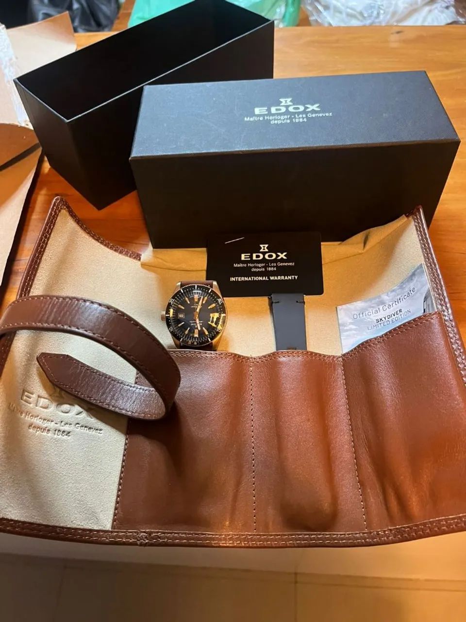 Relógio Edox bronze série limitada. - Smartwatches - Xaxim