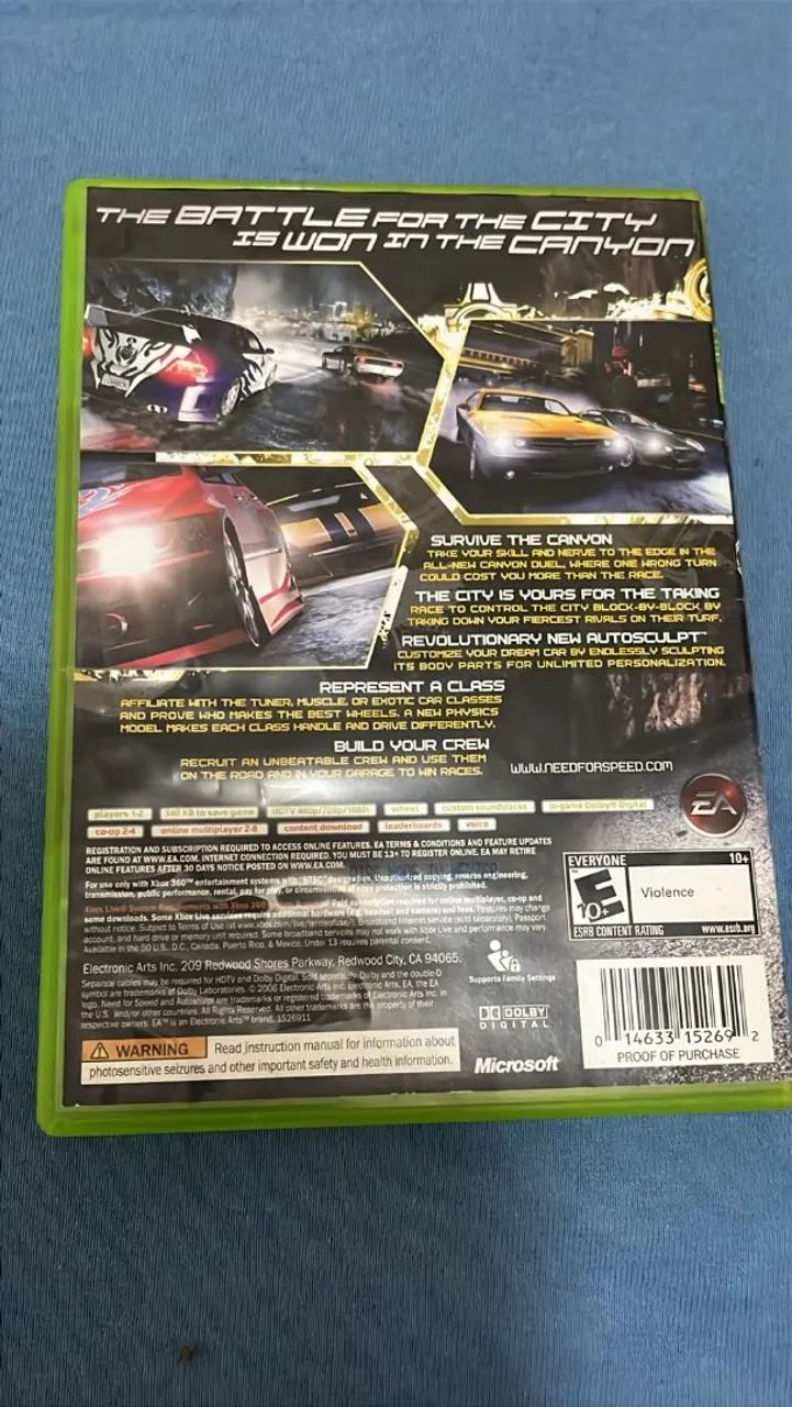 Need for speed carbon xbox 360  - Foto 2