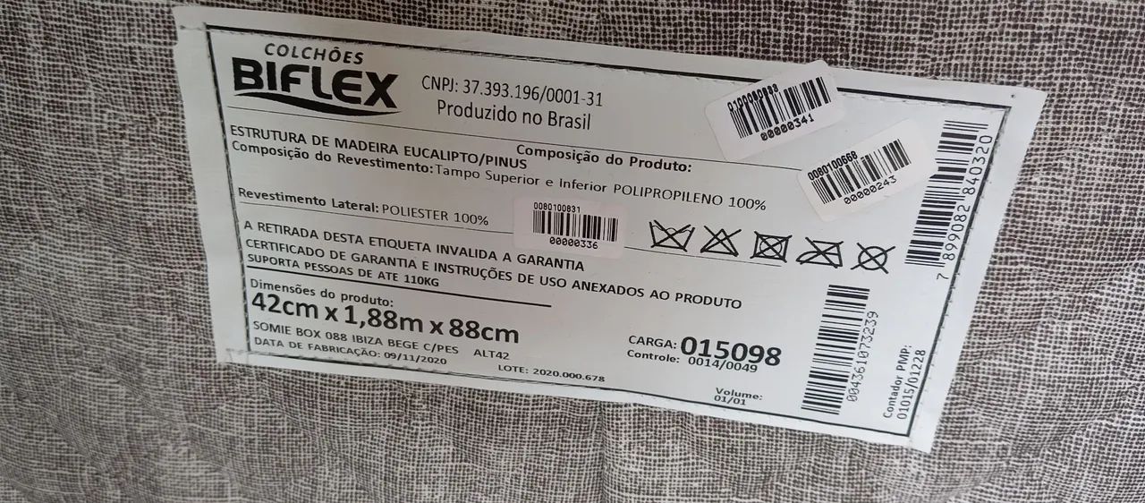 Cama box solteiro com colchão  - Foto 3