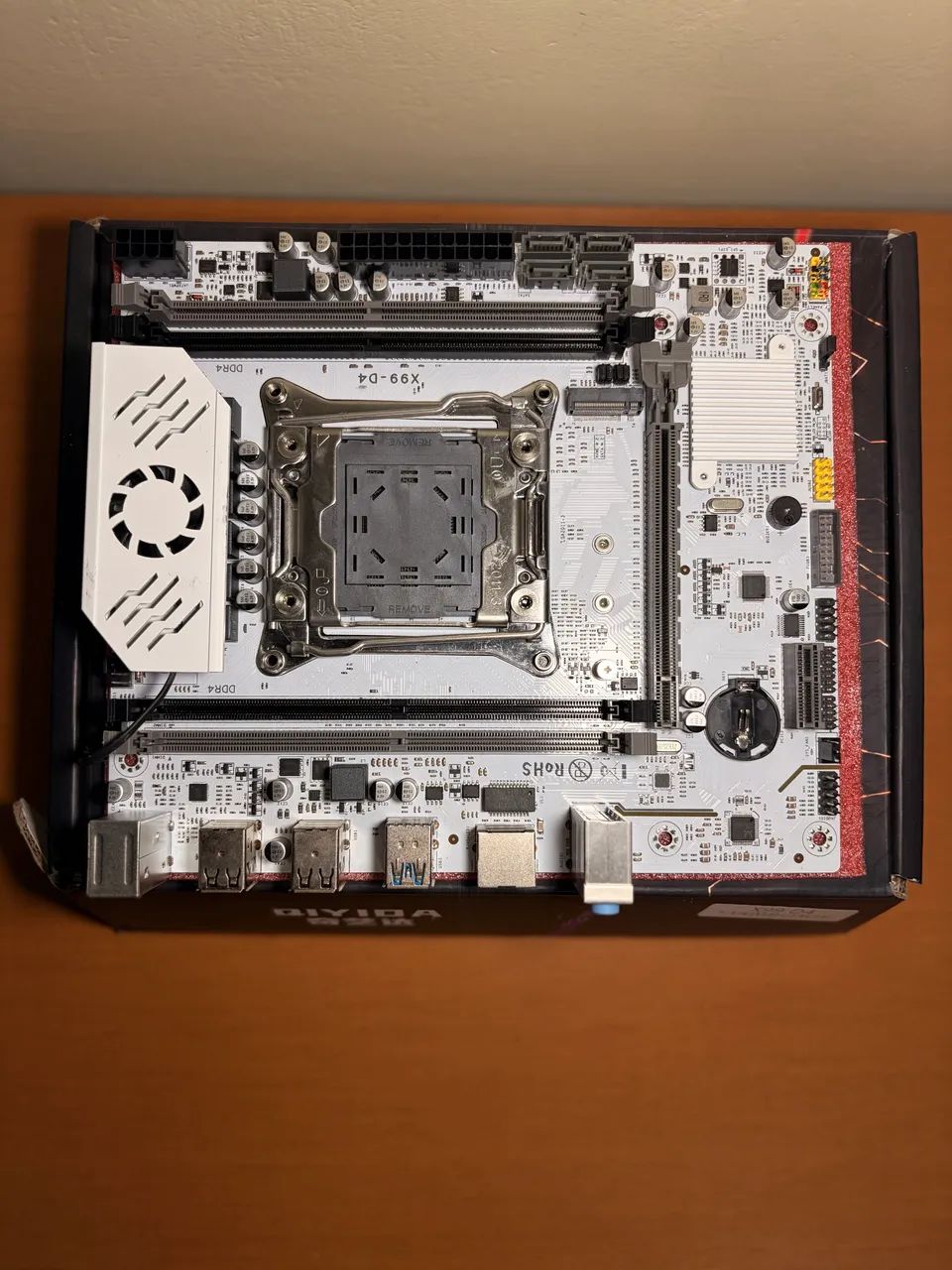 Placa-mãe QIYIDA X99 D4 ? Nova, Nunca Usada - Foto 2