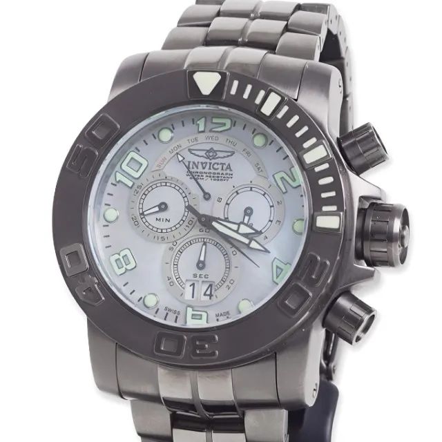 Relógio Invicta Reserve Chronograph Gunmetal - Impecável, Na Caixa Com NF E Certificado