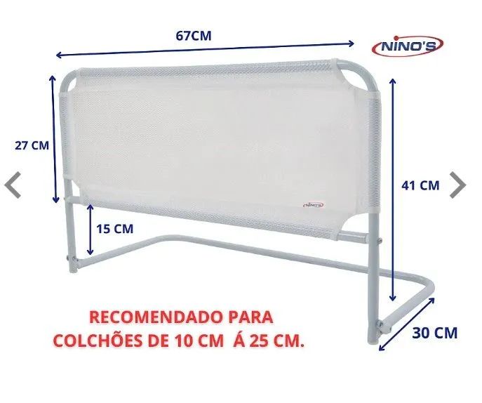 Grade de proteção para cama  - Foto 4