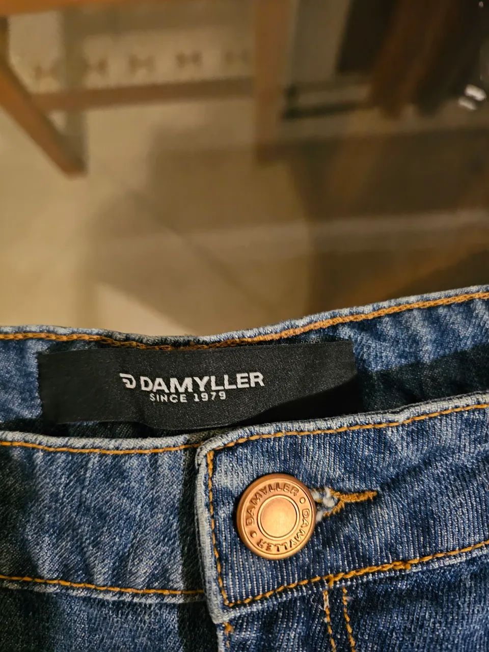Shorts Jeans Damiller Tamanho 42 Novo - Foto 3