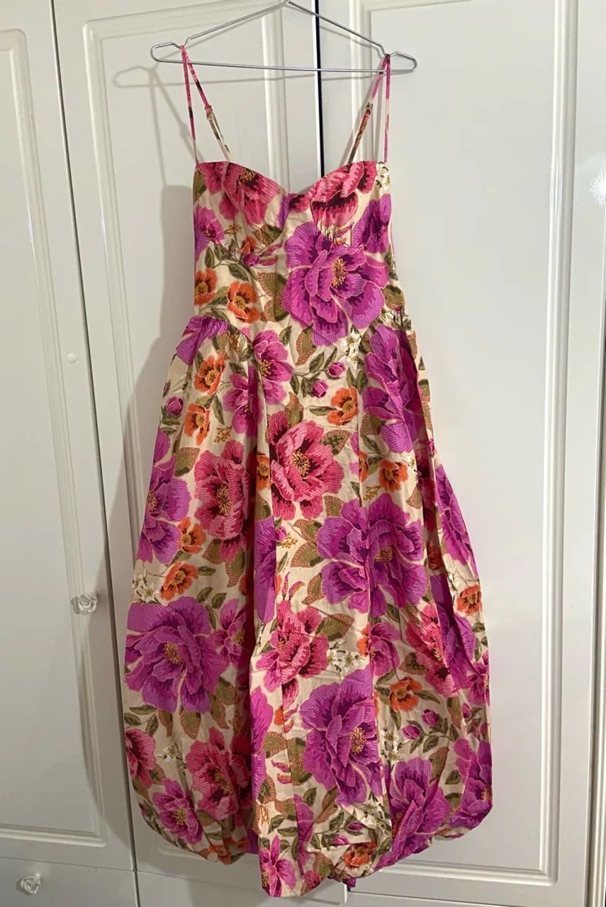 Vestido longo balonê Farm Rio
