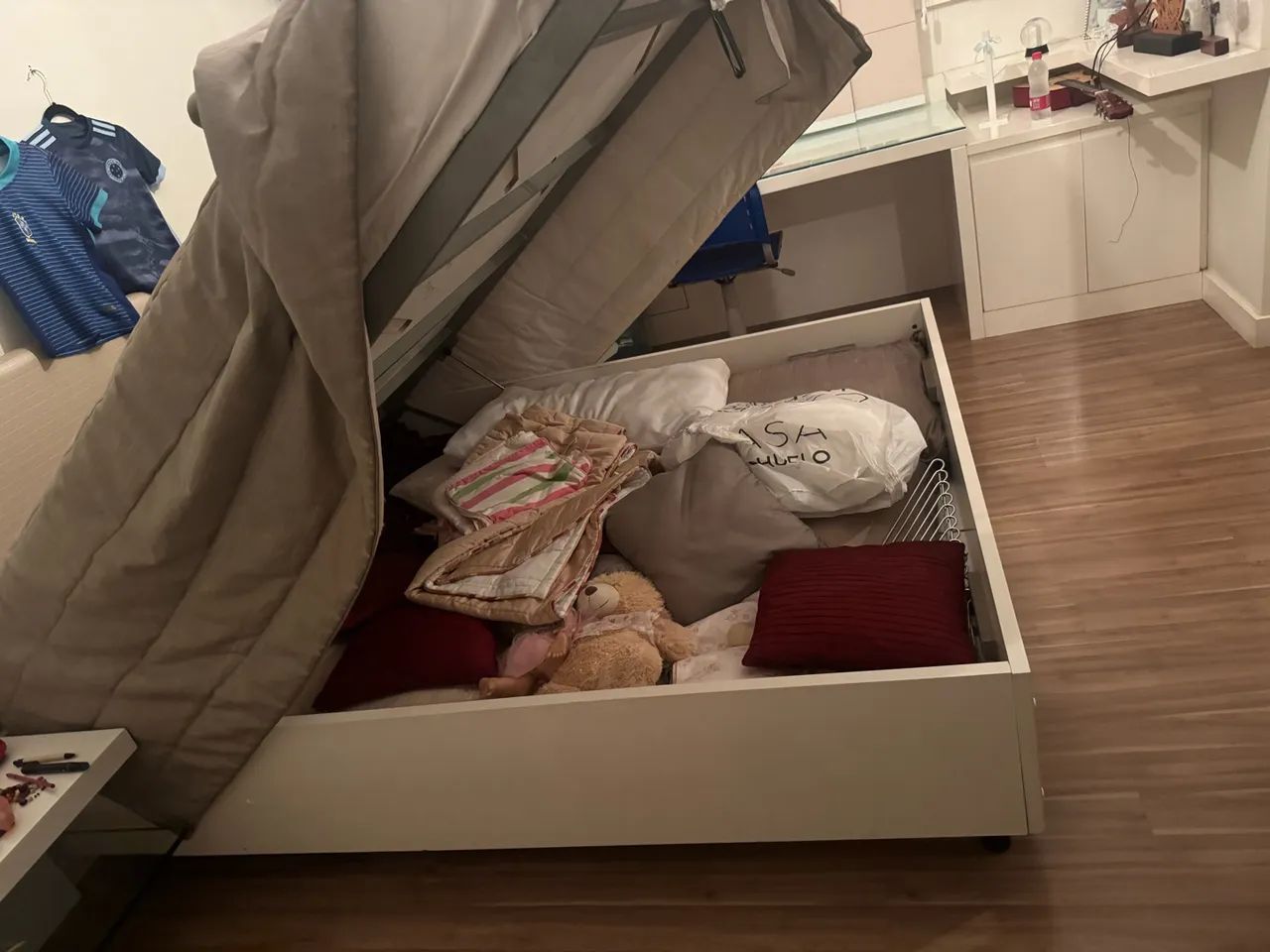 Cama box com colchão em molas tamanho queen  - Foto 4