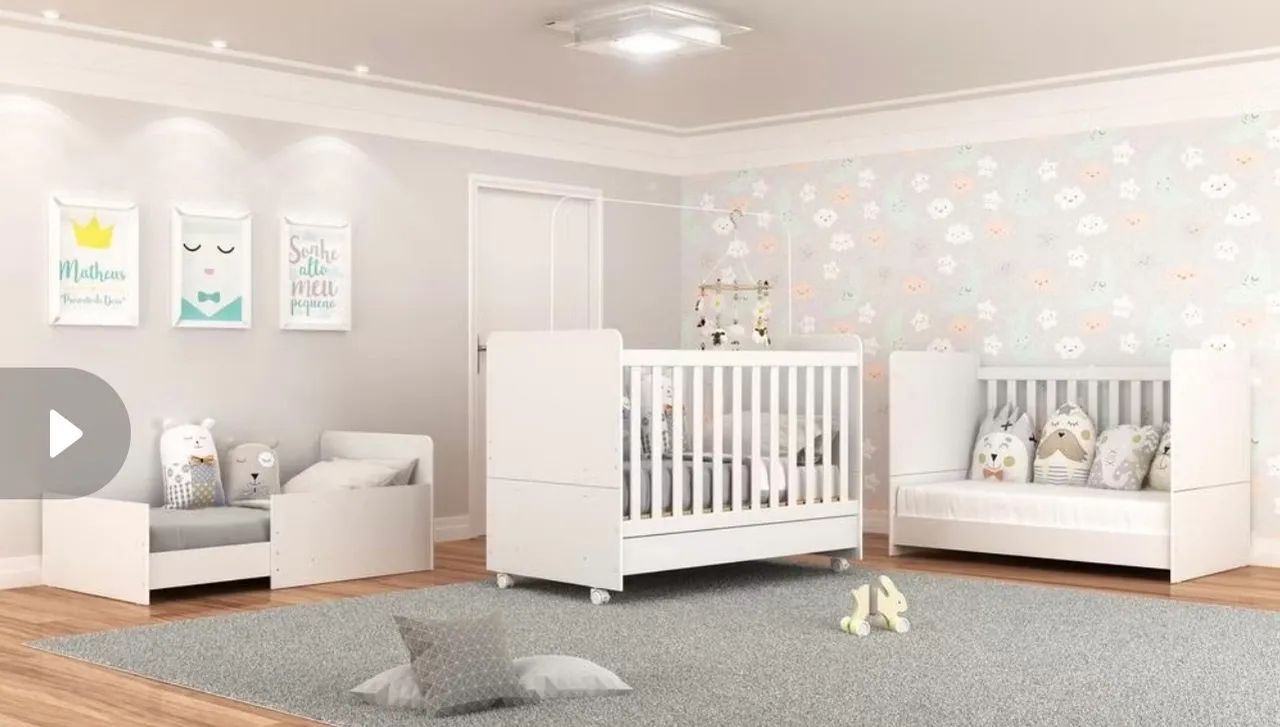 Berço americano 3 em 1 novo nunca usado está lacrado ainda ?