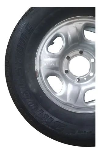 Roda Step 16 Com Pneu 245 70 R16 Chevrolet S10 Prateado - Foto 9