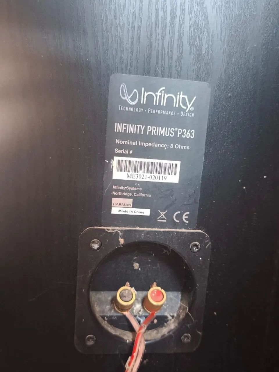 Par de Torres Infinity Primus P363 - Harman - Hi-Fi - Foto 4