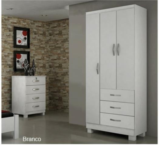Roupeiro Ônix 3 Portas ( Entrega Grátis) - Foto 2