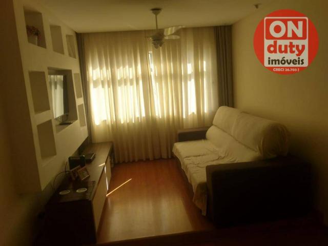 Apartamento com 3 dormitórios à venda, 90 m² por R$ 350.000,00 - Campo Grande - Santos/SP