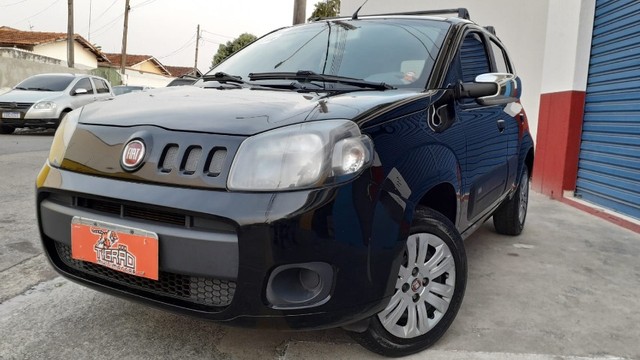 FIAT UNO VIVACE 1.0 FLEX COMPLETO BAIXO KM 2016!!!