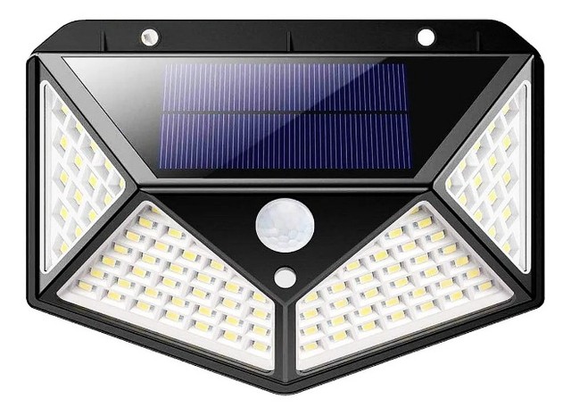 Oferta! Luminária Led Solar Com Sensor