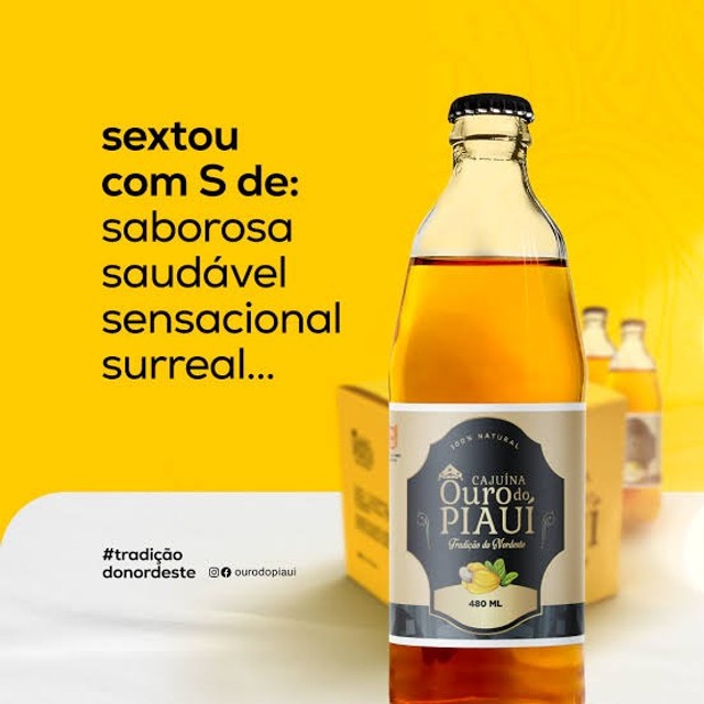 Cajuina Ouro Do Piaui 100% Natural - A melhor- caixa com 12 ou.... - Produção Rural - Ilhotas, Teresina 974641509 | OLX