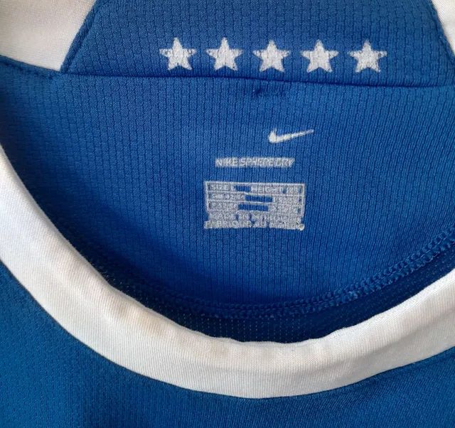CAMISA SELECAO BRASIL NIKE COPA 2006 ALEMANHA UNIF. 2 FRETE GRATIS - Foto 4