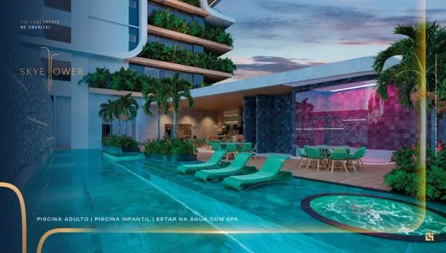 Skye Tower - Umarizal Studio Compacto de Luxo em Belém - Foto 4