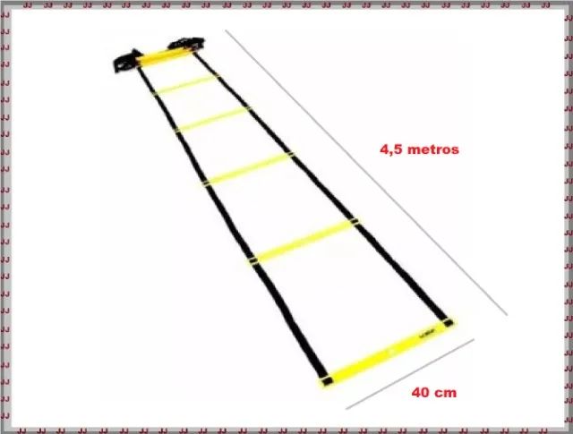 Escada de agilidade ´treinos com 10 degraus  - Foto 2