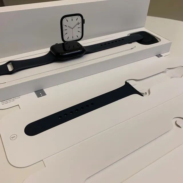 Relógio Apple Watch MKNY3LL/A SE 40mm / GPS - Prata/Azul no