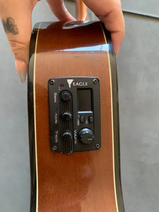 Violão Clássico Eagle Elétrico  - Foto 4