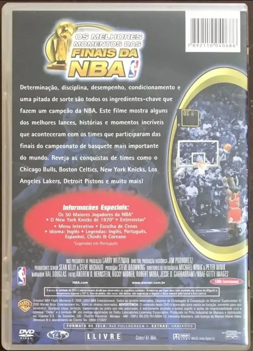 Dvd Os Melhores Momentos Das Finais Da Nba - Original!!! - Foto 2