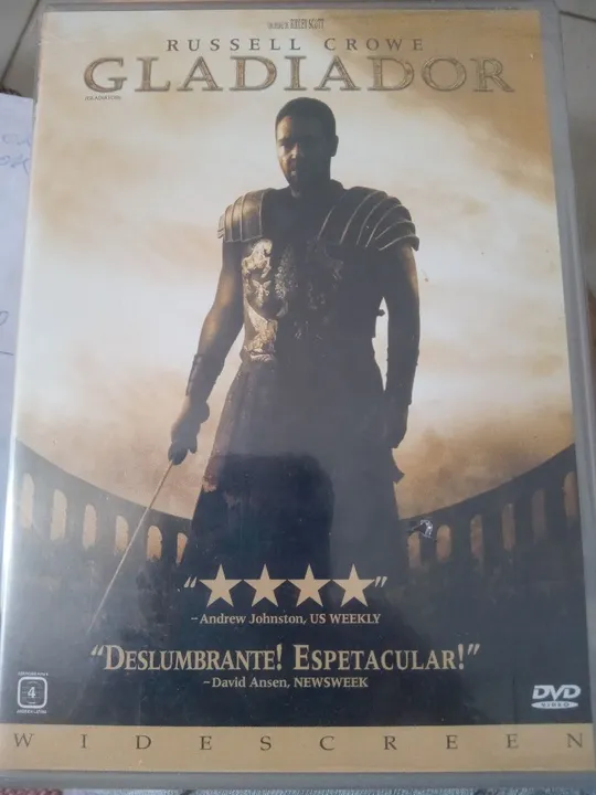 Dvd duplo Filme Gladiador
