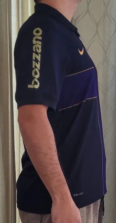 Camisa cruz roxa Corinthians 9 centenário Ronaldo Original - Foto 3