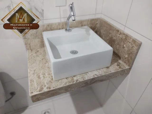 Mármore Granito Banheiro Beje 