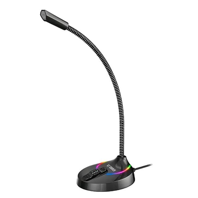 Microfone Gamer USB GT Space RGB 2M - WZetta