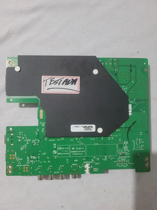 Placa principal TV multilaser TL029 p75-m8v6.4 funcionando perfeitamente.  - Foto 4