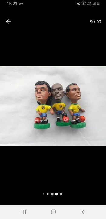 Bonecos de Futebol do Brasil - Coleção Completa! - Foto 2