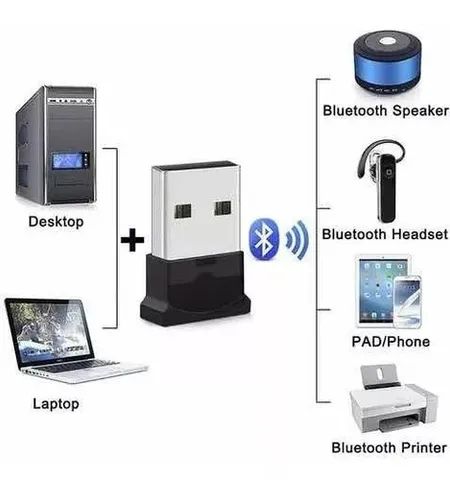 Adaptador Bluetooth Receptor Usb 5.0 Plug And Play Pc Notebook - Foto 3