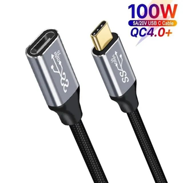 Cabo extensor Usb C 3.2 10gbps 1,5m Pd 100w - Foto 6