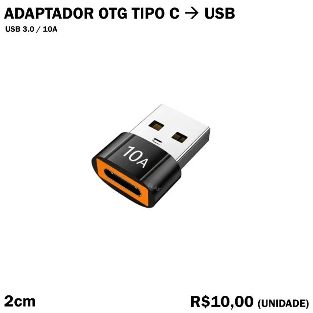 Adaptador OTG Tipo C -> USB