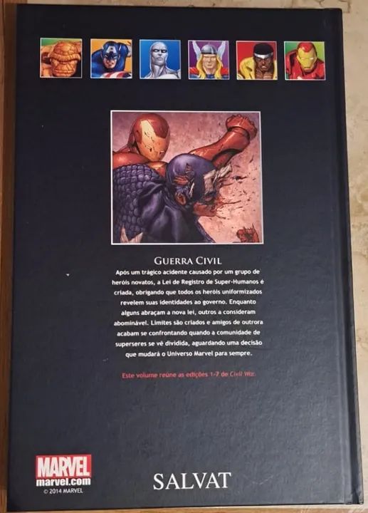 Marvel Guerra Civil - Salvat - Novo - Foto 2