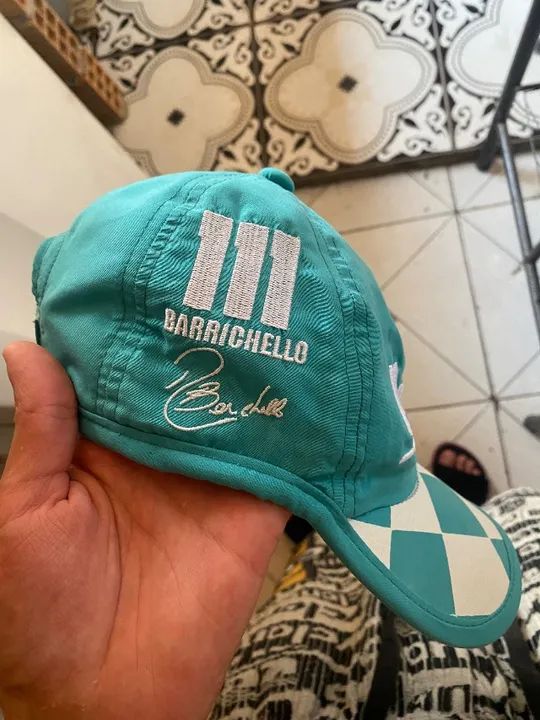 Raro Boné Rubens Barrichello 111 Medley Altografado